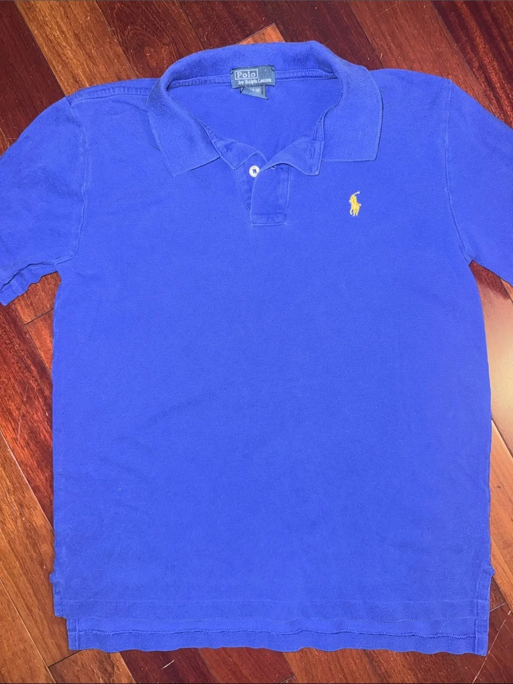 Polo by Ralph Lauren Boys Royal Blue Polo with Yellow Pony